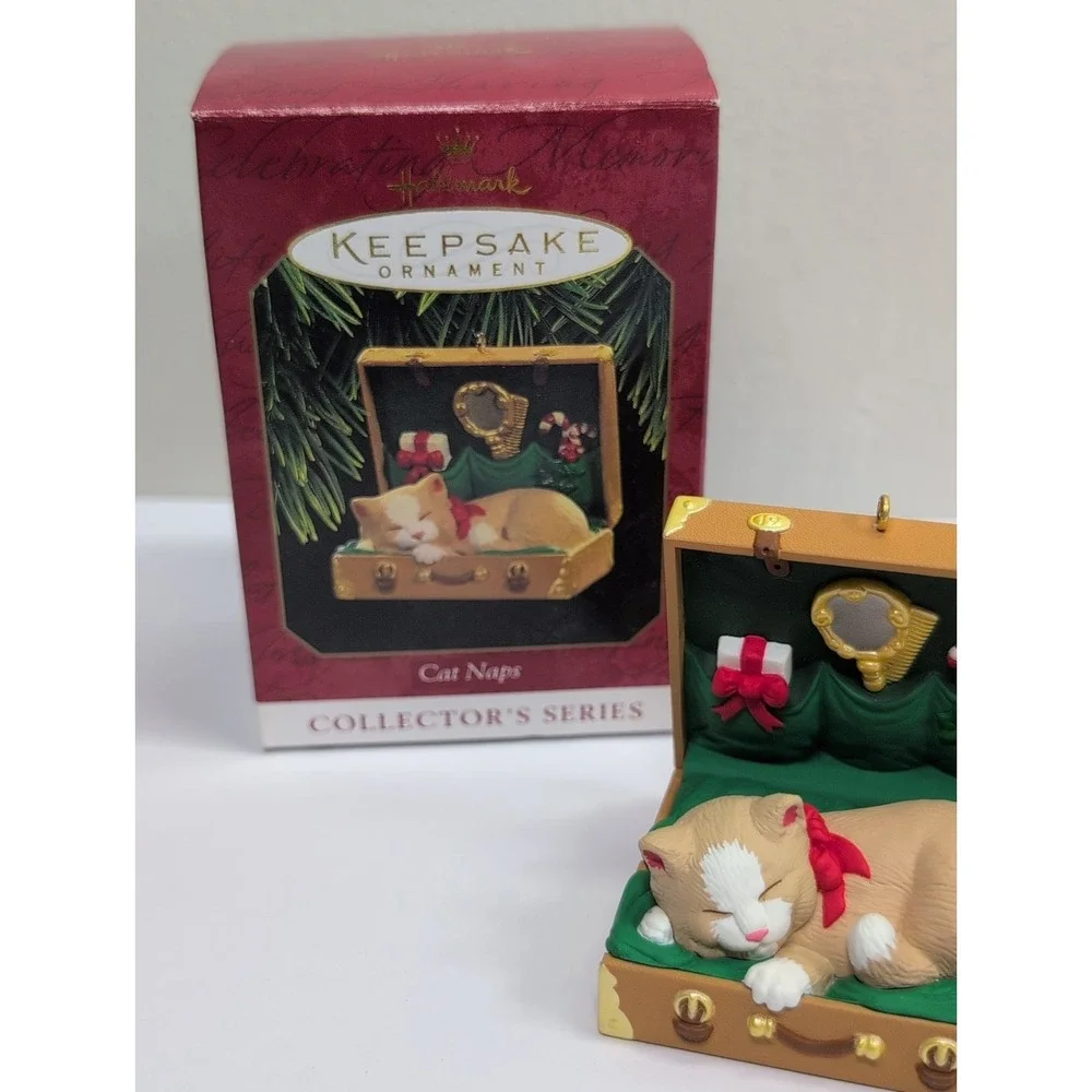 1997 Hallmark Ornament Cat Naps by Katrina Brinker – Preowned w/ Box